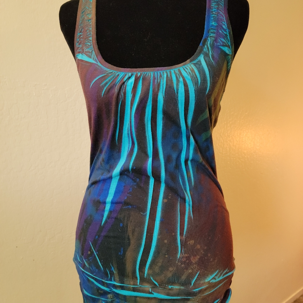 Volume One Tie Dye Racerback Tank
